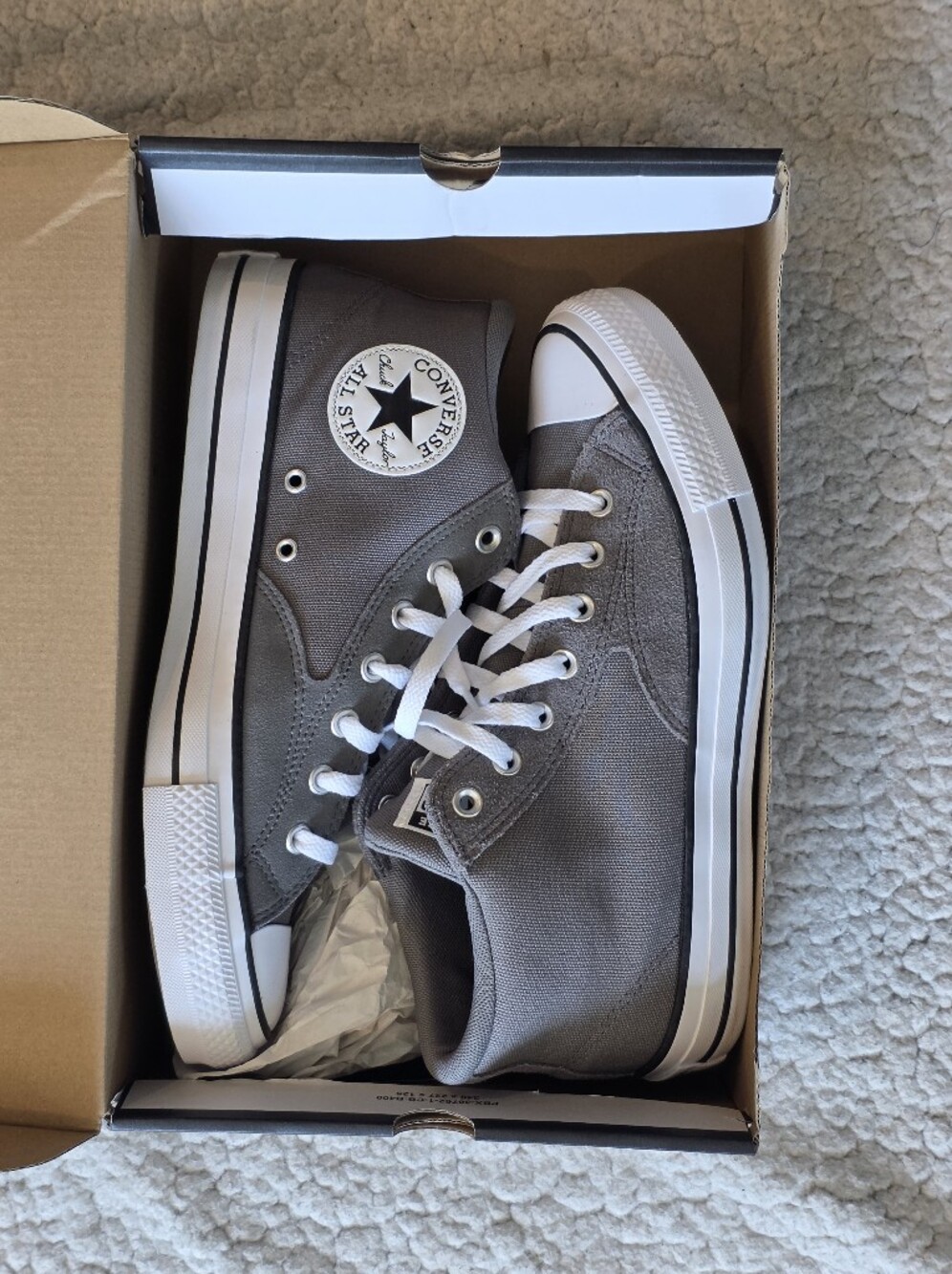 Converse Chuck Taylor All Star Malden Street Mid Grey Mens 11 Womens 13 A10477C